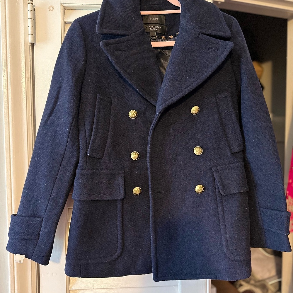 J Crew Stadium Cloth Nello Gori- Size 4.